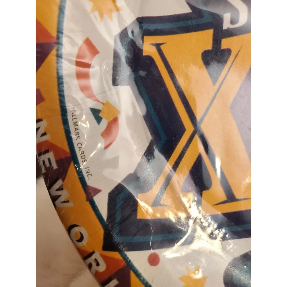 Vintage 1997 NFL Super Bowl XXXI 80 Party Plates 54